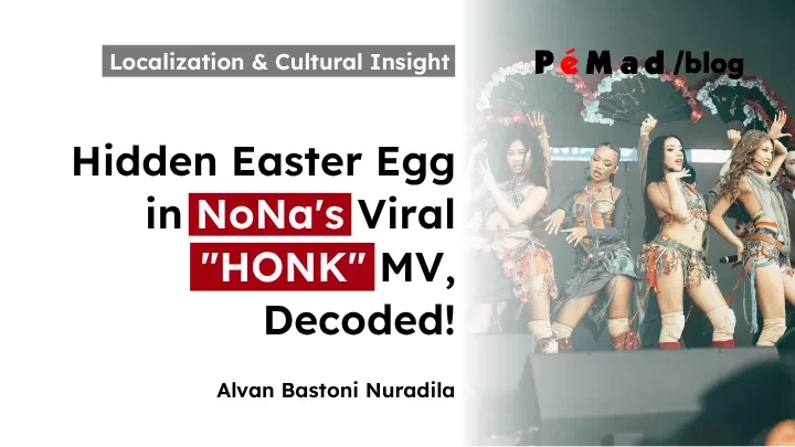 No Na - hidden cultural references in the Honk music video