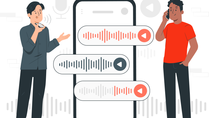 Graphic depiction of a person speaking into a microphone, representing introduction voice-over.